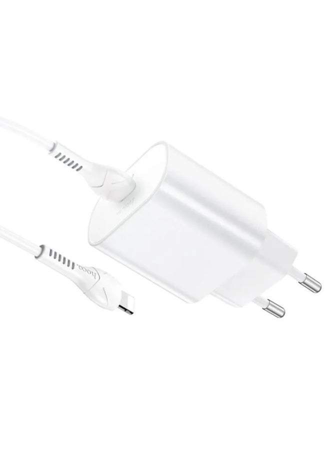 Hoco N22 PD25W charger set(Type-C to Type-C) - Image 3